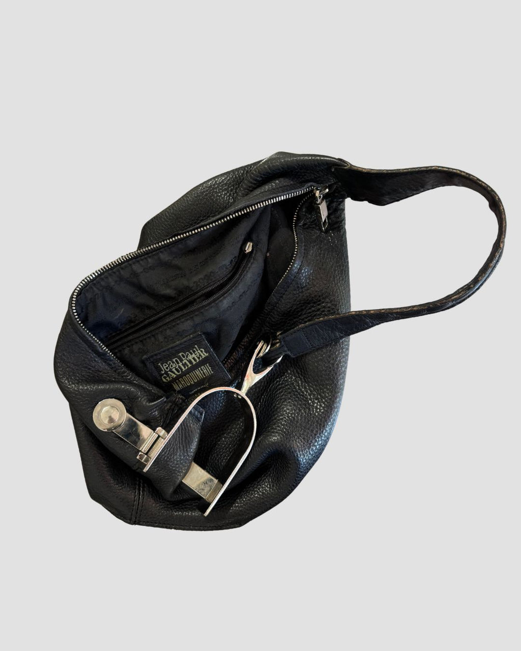 Jean Paul Gaultier FW2004 Maroquinerie leather shoulder bag