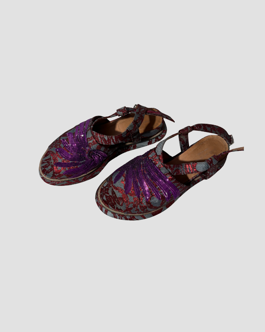 Dries van Noten Sandals with pailettes