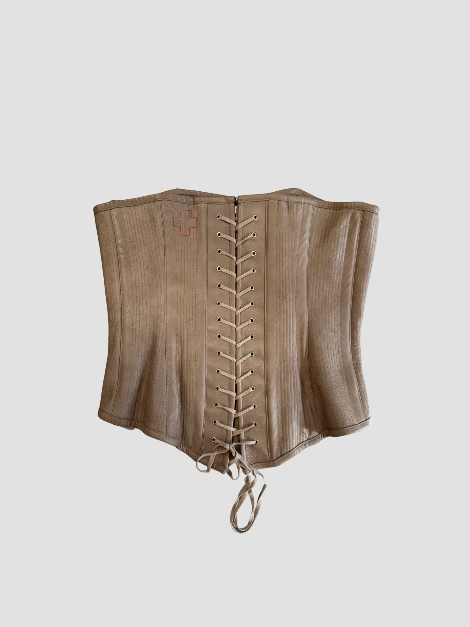 LEATHER CORSAGE by A.F. VANDEVORST BELGIUM