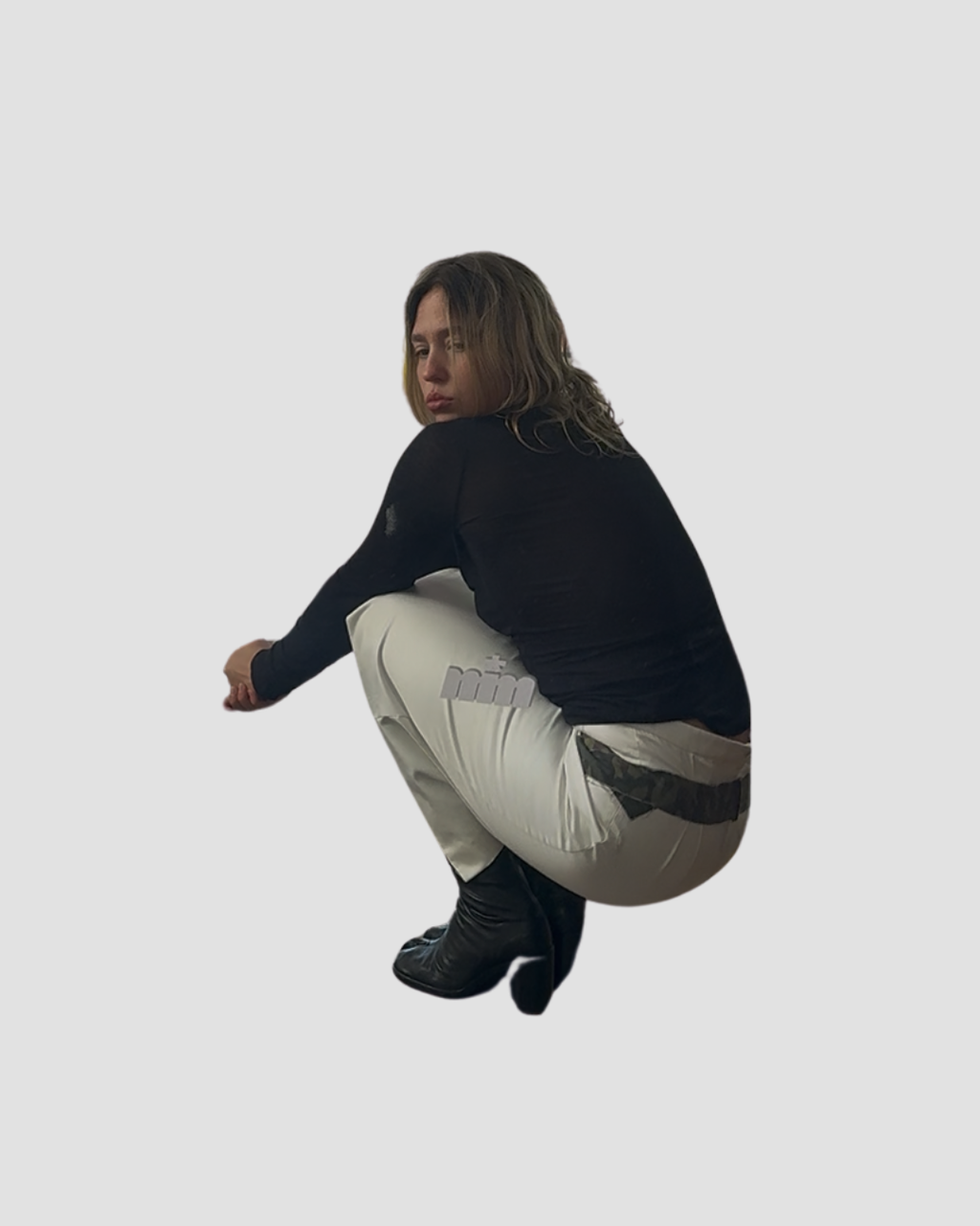 COMME des GARÇONS AD 2000 navy skirt