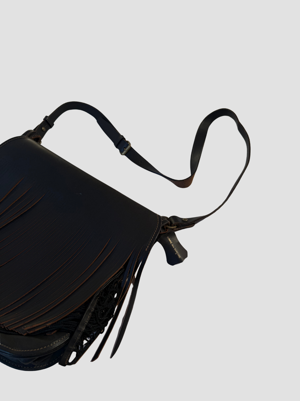 COMME des GARCONS vintage leather cross bag