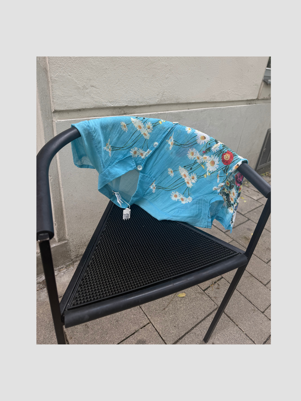 Dolce & Gabbana transparent flower shirt