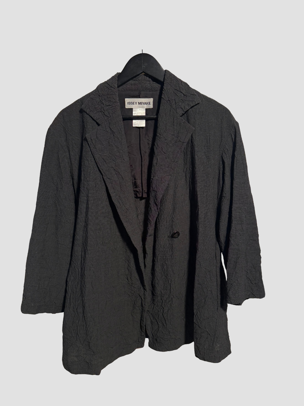 Issey Miyake wool plisee jacket