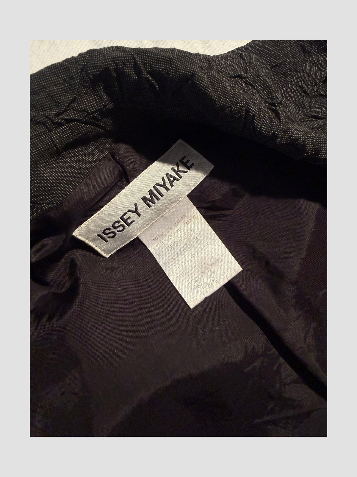 Issey Miyake wool plisee jacket