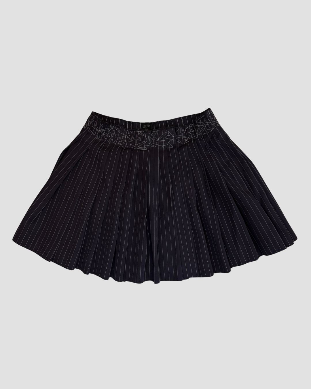 Jean Paul Gaultier 90s pinstripe wrapskirt