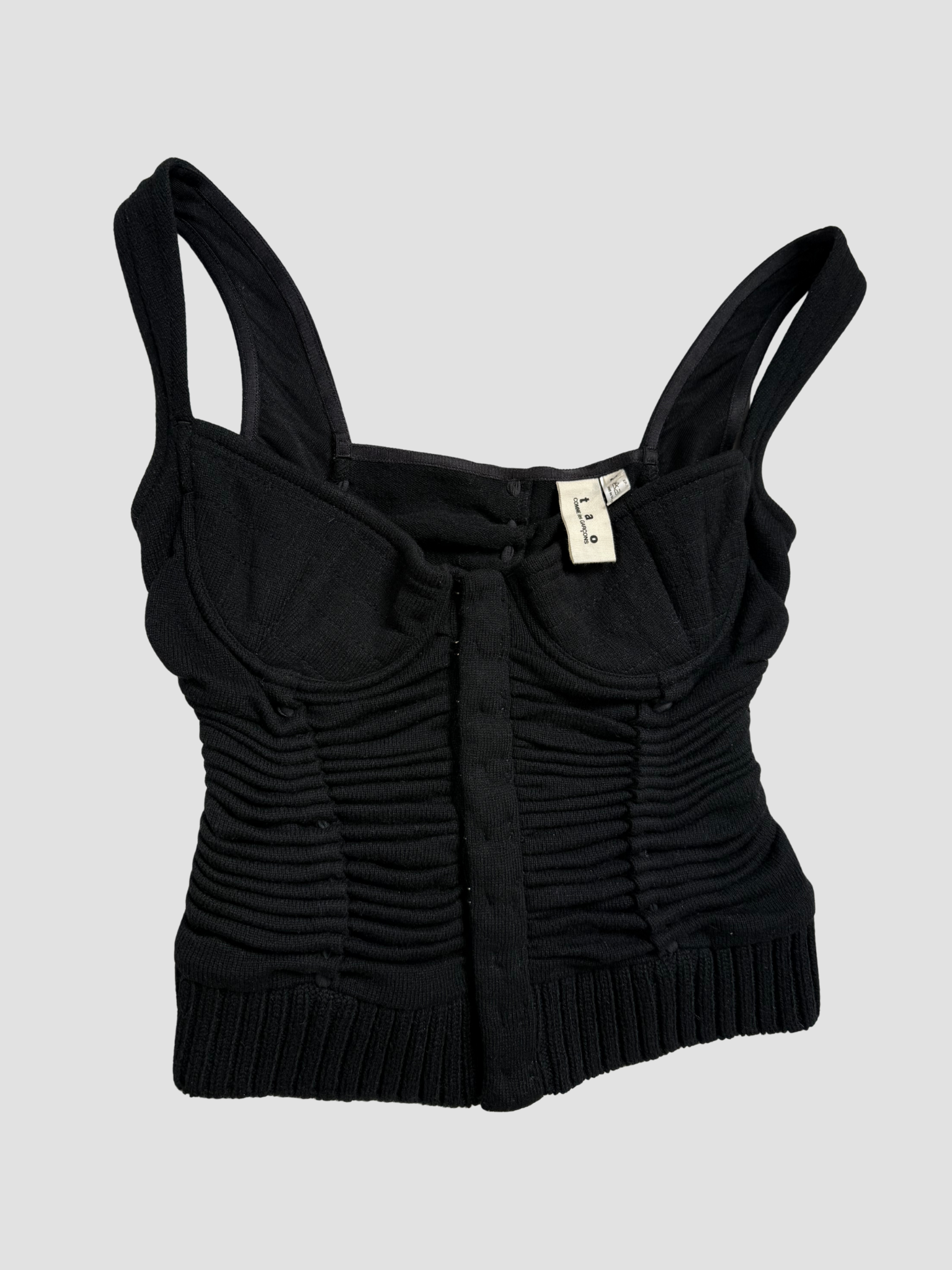 Tao by COMME des GARÇONS laced Wool Bustier
