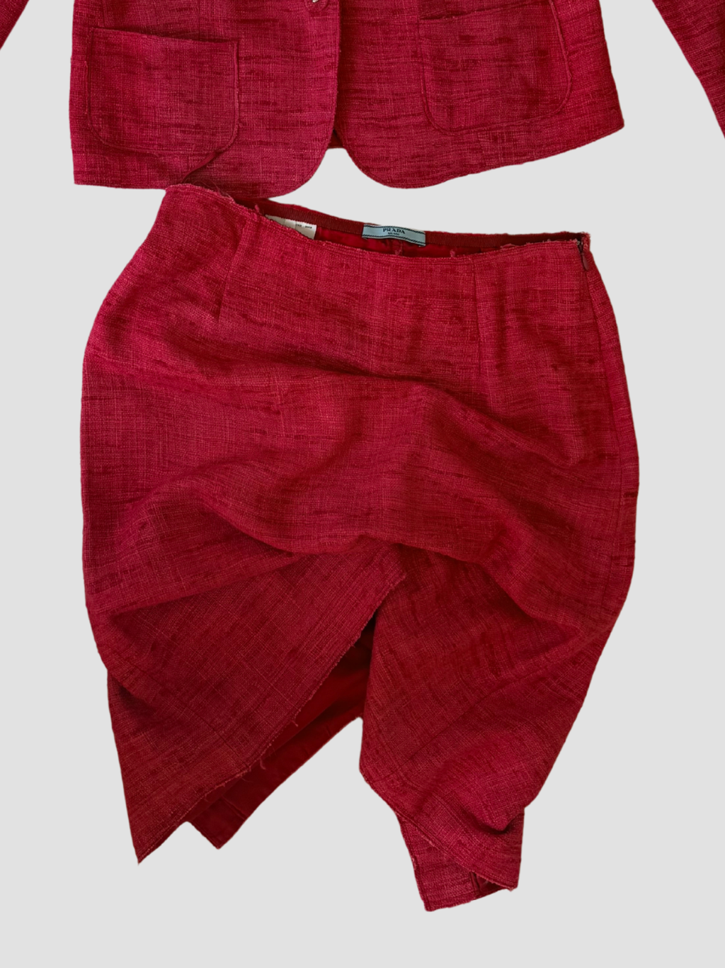 Prada 2010 Tweed Silk Set