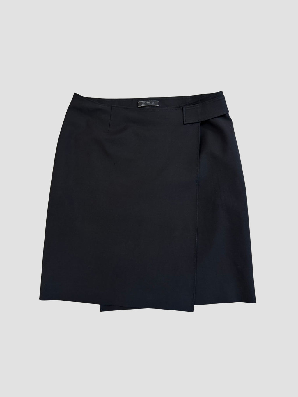 Prada 90s Nylon Wrap Skirt
