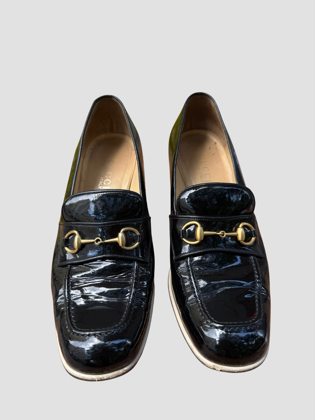 Gucci Horsebit Lack Pumps