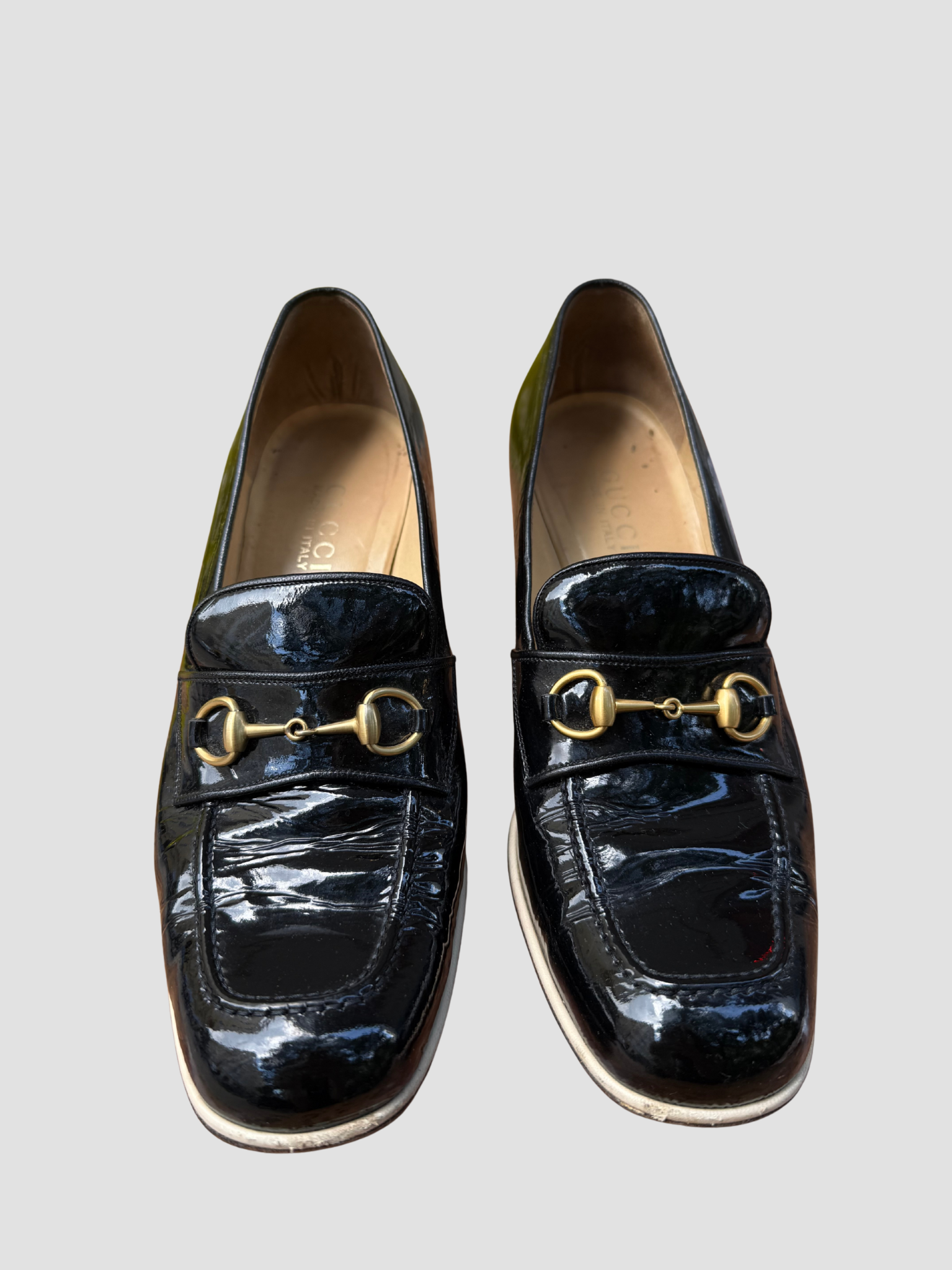 Gucci Horsebit Lack Pumps