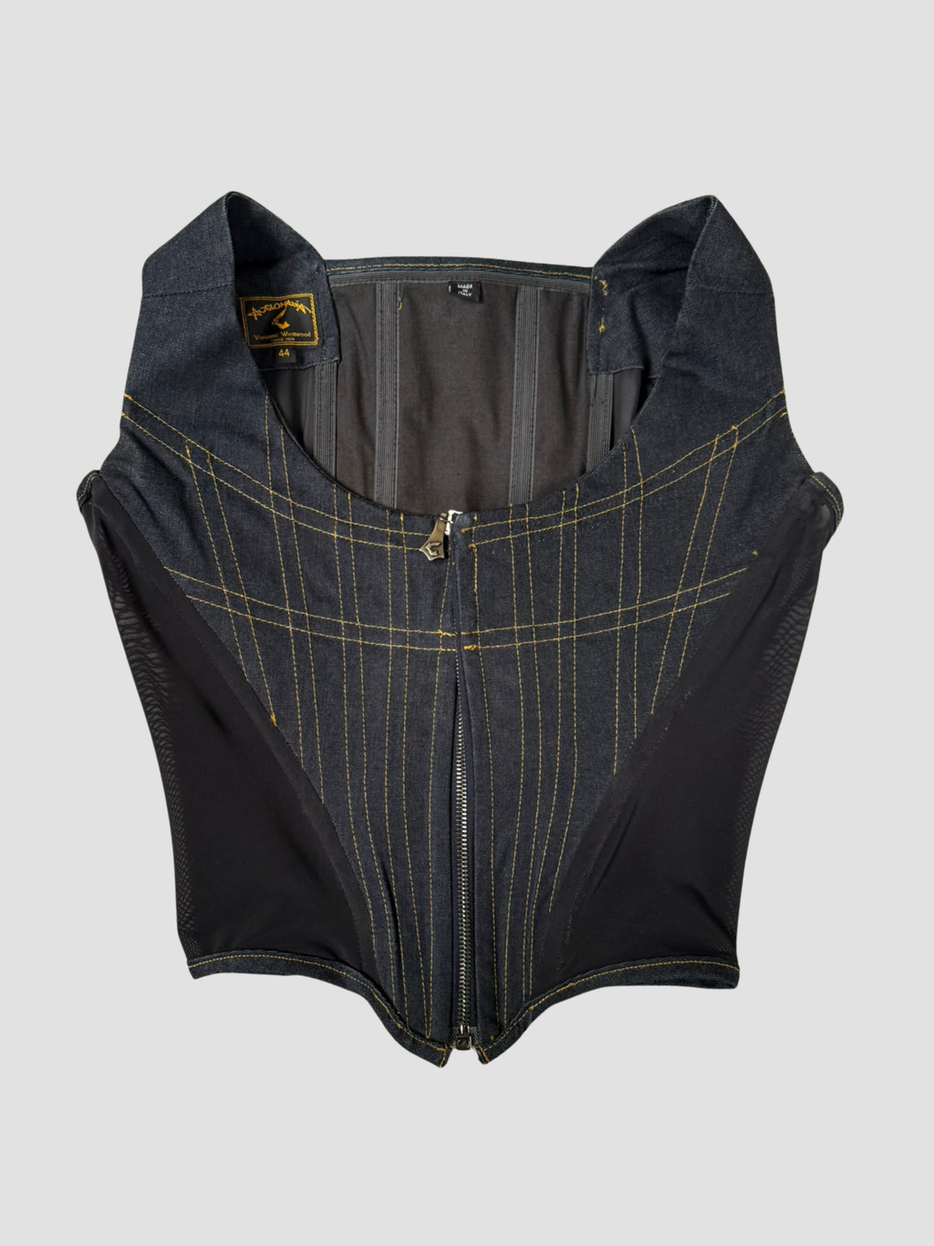 Iconic 1995 VIVIENNE WESTWOOD denim bustier