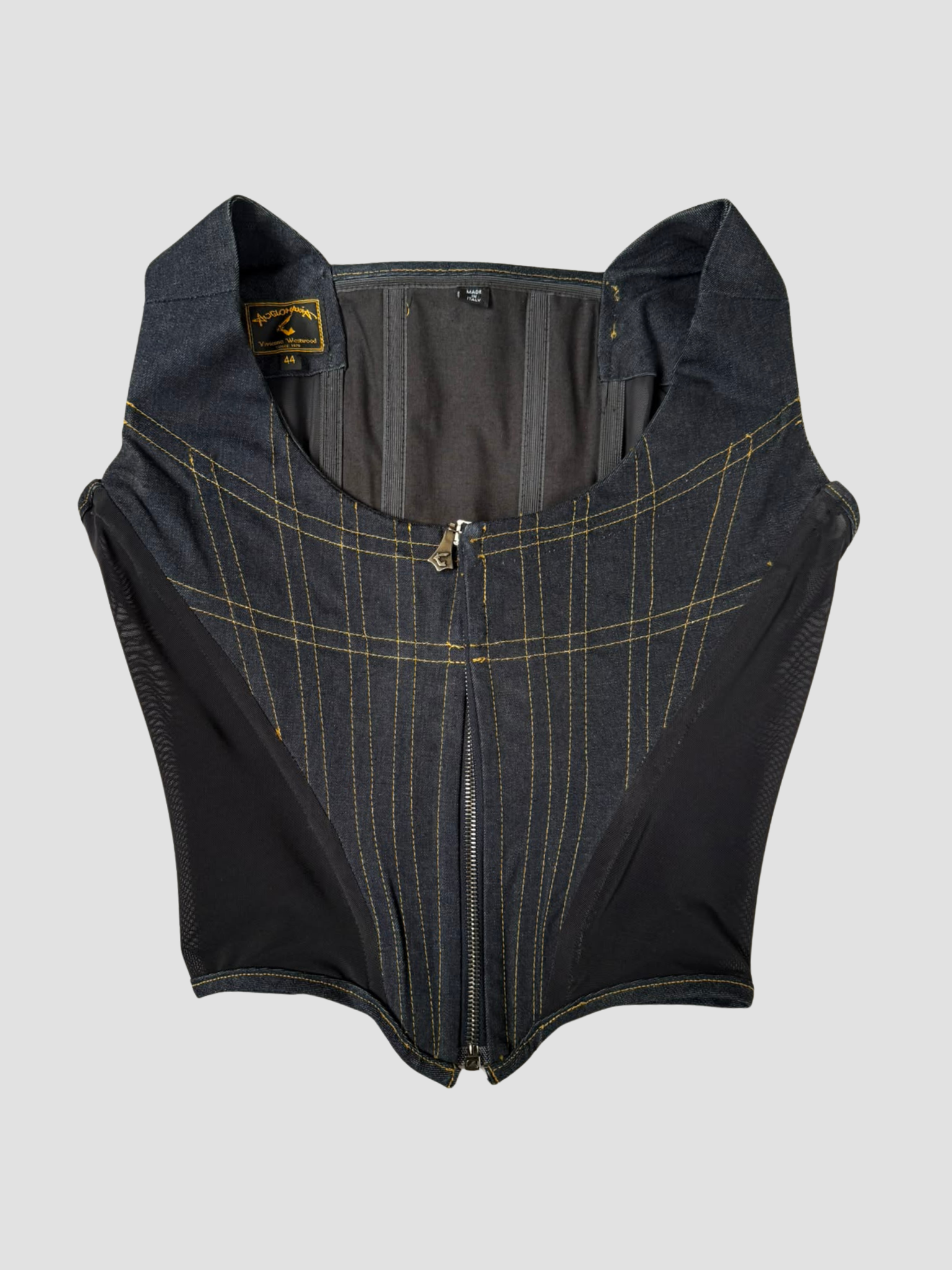 Iconic 1995 VIVIENNE WESTWOOD denim bustier