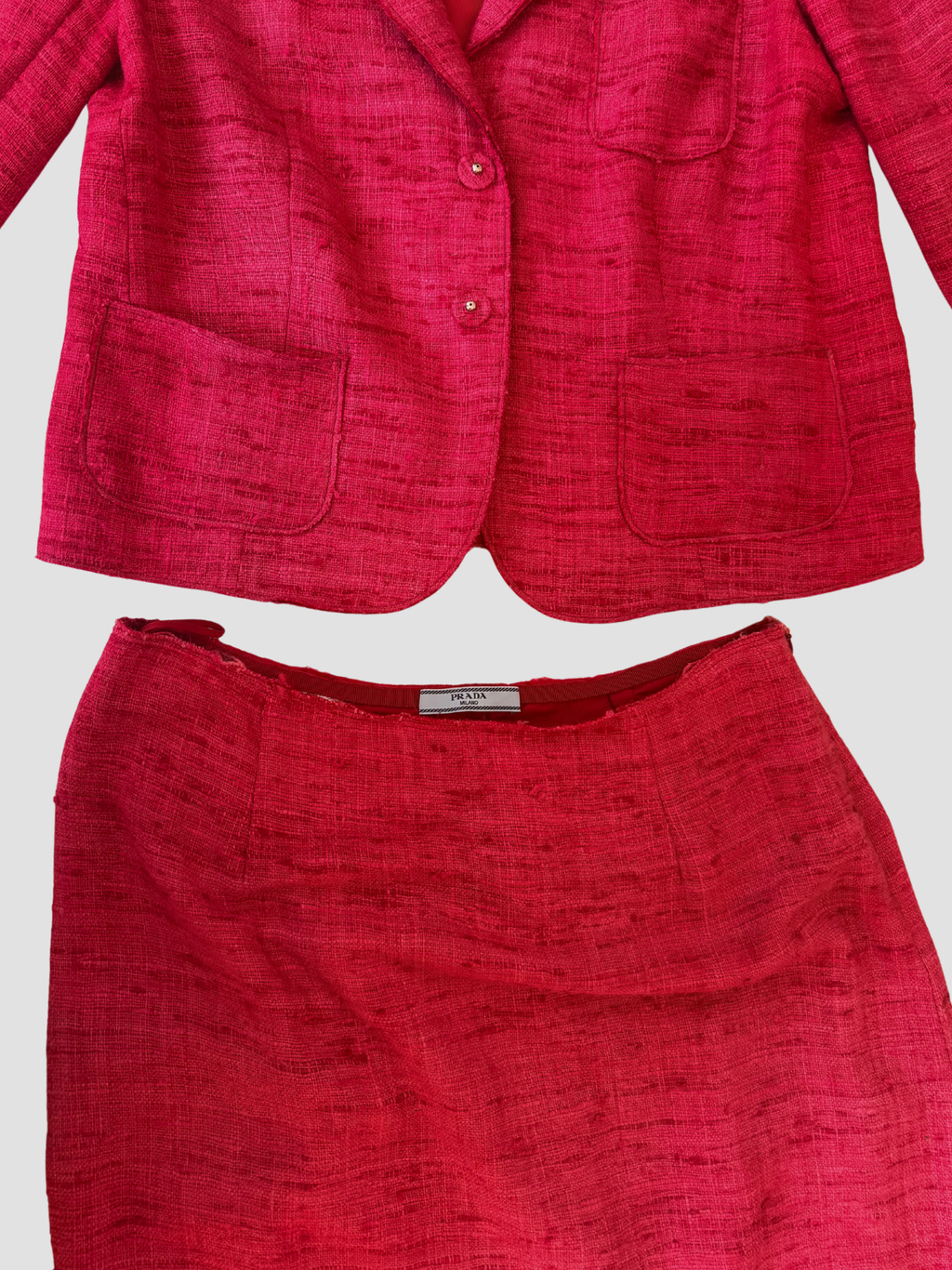 Prada 2010 Tweed Silk Set
