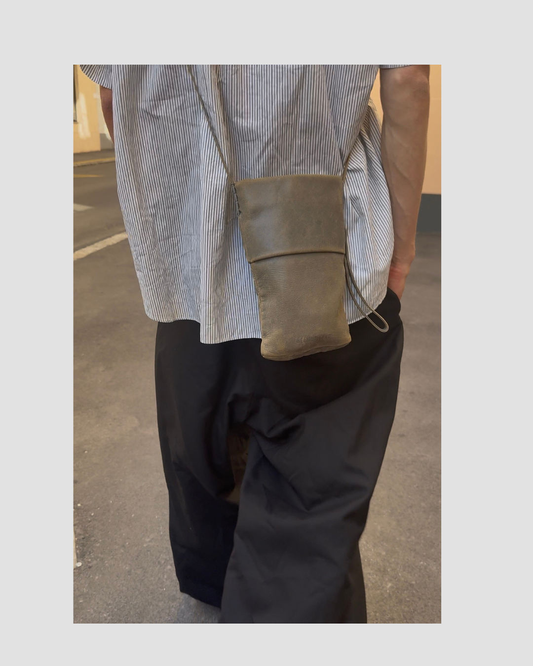 Helmut Lang 1997 calf leather bag
