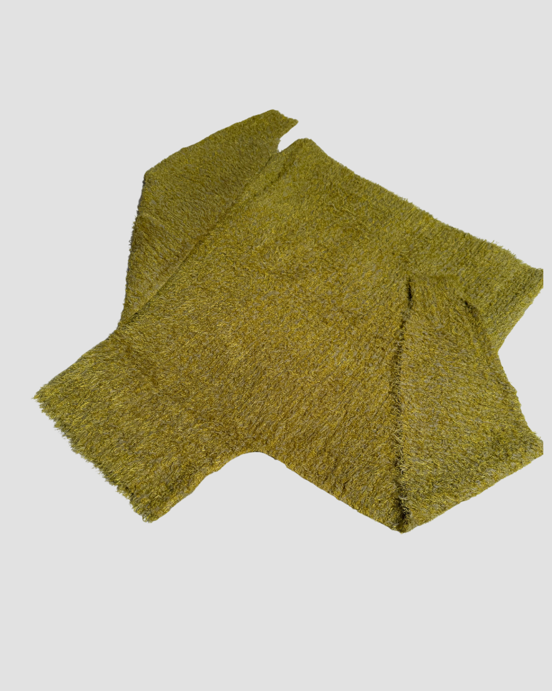 ISSEY MIYAKE PLEATS PLEASE fuzzy pullover