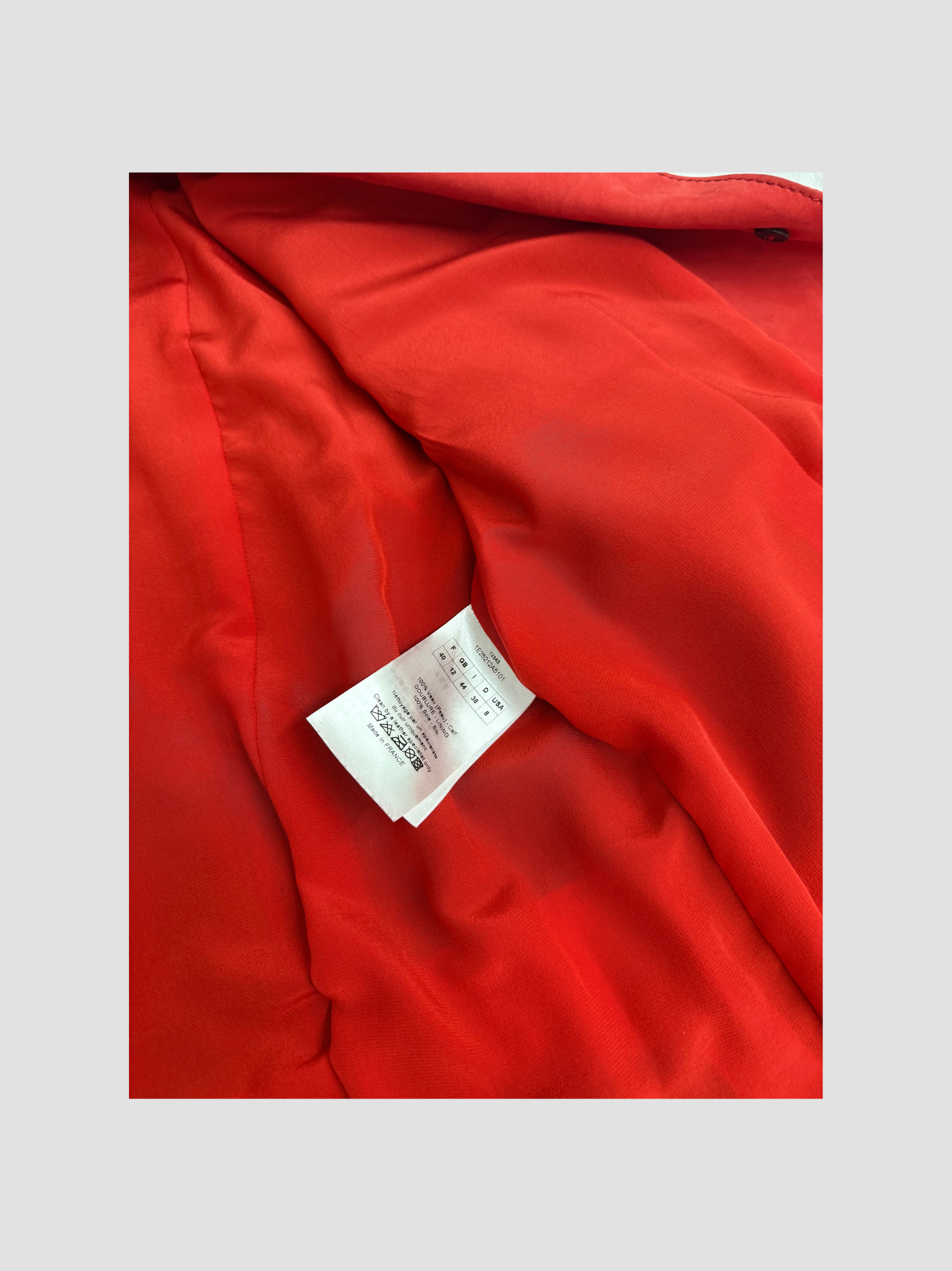 Christian Dior Vintage calf leather jacket