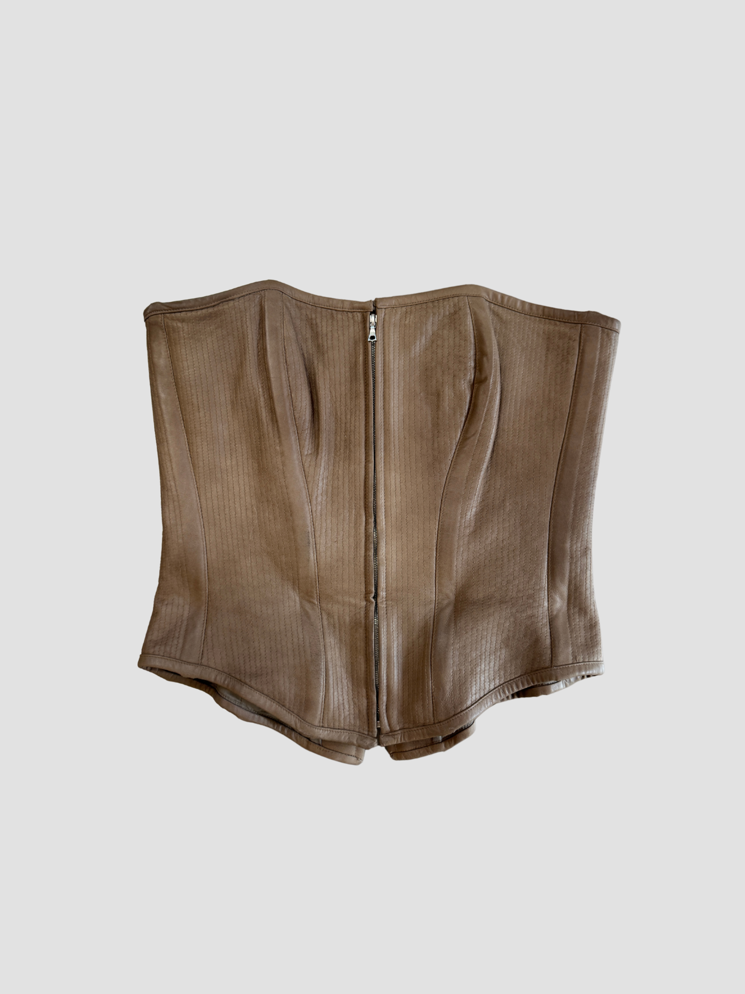 LEATHER CORSAGE by A.F. VANDEVORST BELGIUM