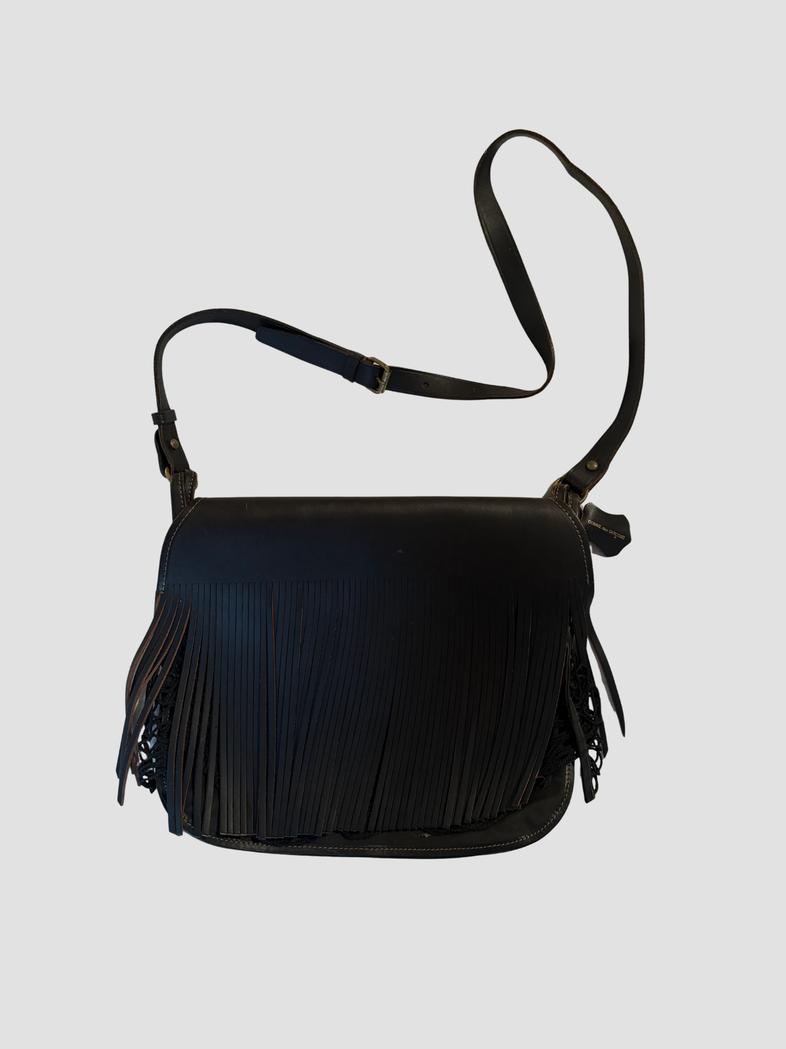 COMME des GARCONS vintage leather cross bag