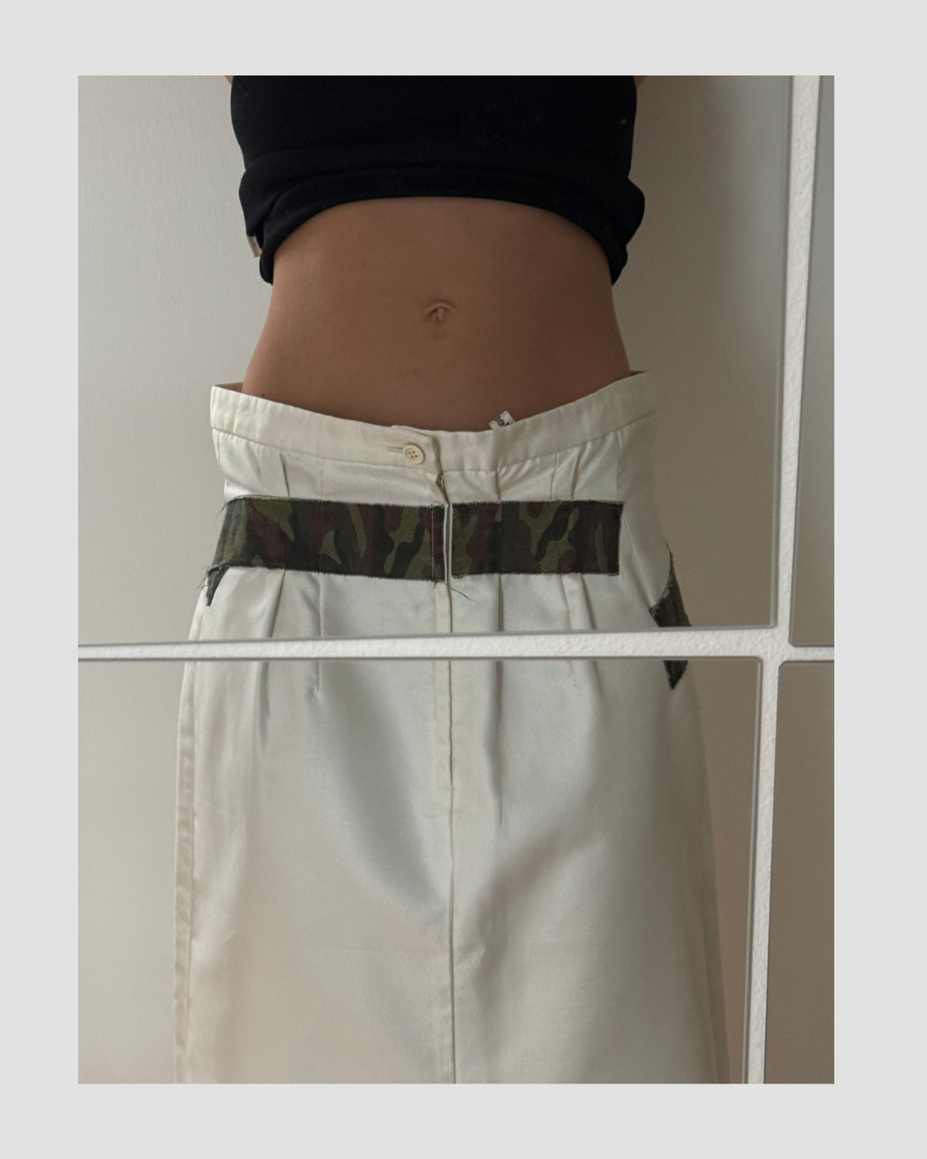 COMME des GARÇONS AD 2000 navy skirt