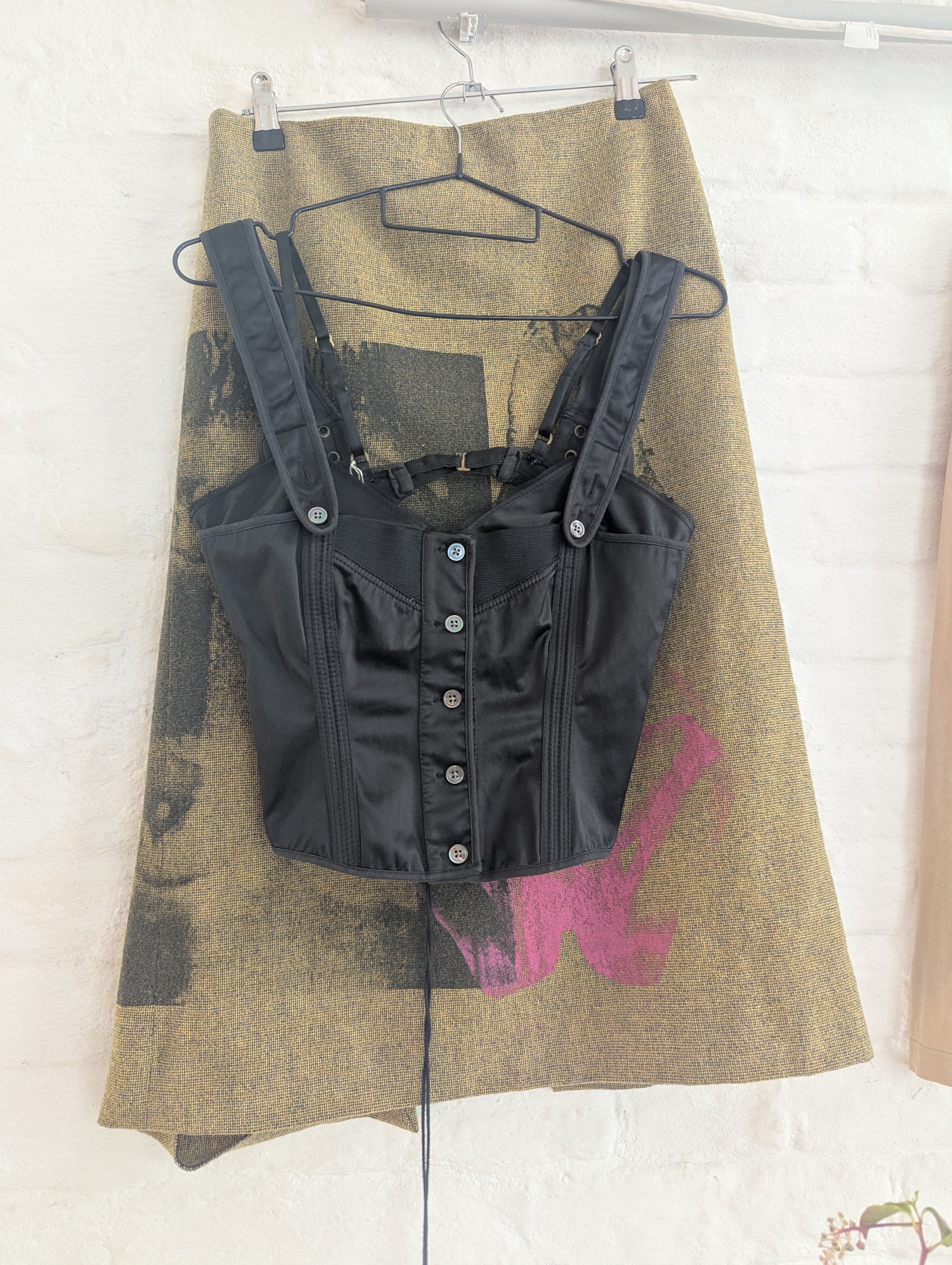 Archive McQ 2011 Alexander McQueen Satin Corset top