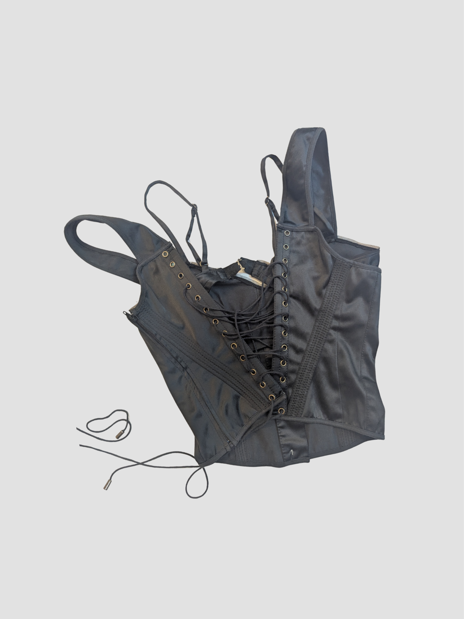 Archive McQ 2011 Alexander McQueen Satin Corset top