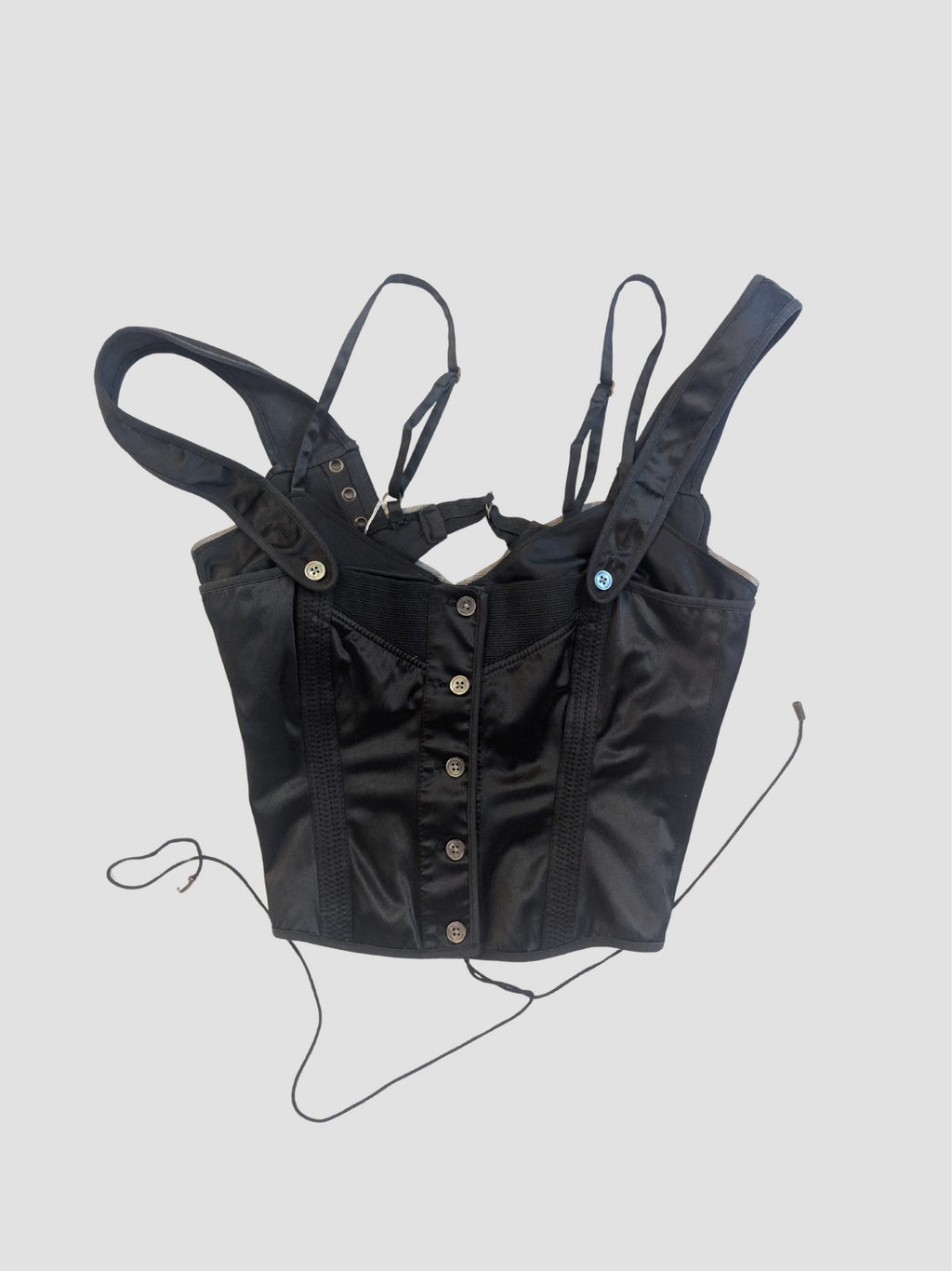 Archive McQ 2011 Alexander McQueen Satin Corset top