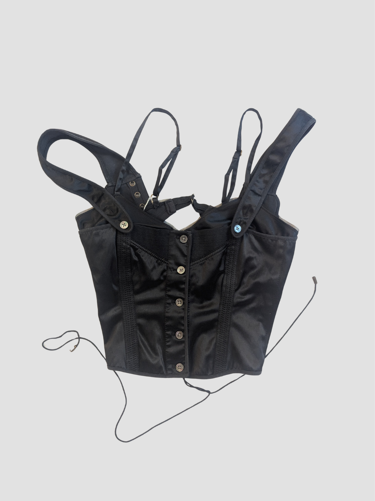 Archive McQ 2011 Alexander McQueen Satin Corset top