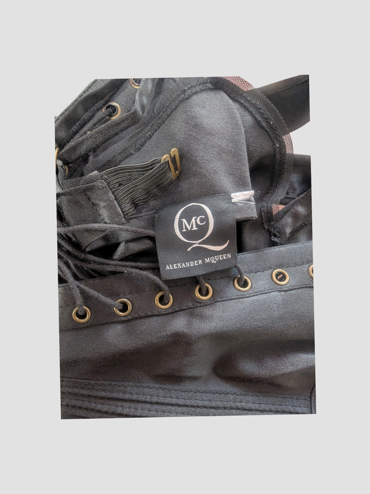 Archive McQ 2011 Alexander McQueen Satin Corset top